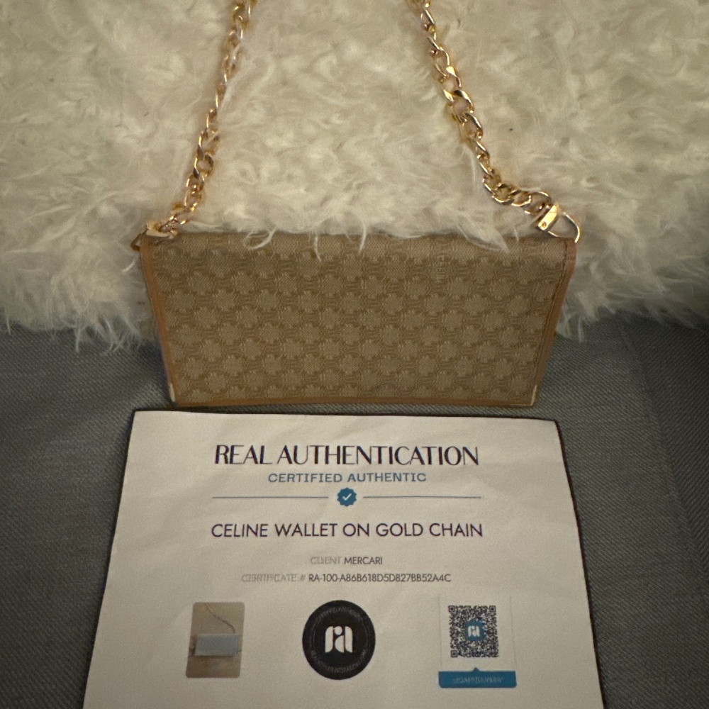 Authentic Celine macadame woc- comes with COA